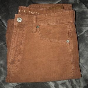 AE copper corduroy pants